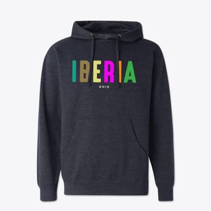 Iberia Ohio Color Pop Cotton Hoodie Sweatshirt