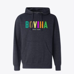 Bovina New York Color Pop Cotton Hoodie Sweatshirt
