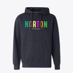Norton Massachusetts Color Pop Cotton Hoodie Sweatshirt