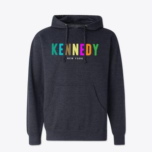 Kennedy New York Color Pop Cotton Hoodie Sweatshirt