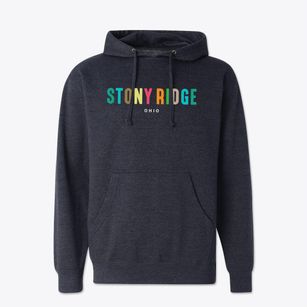 Stony Ridge Ohio Color Pop Cotton Hoodie Sweatshirt