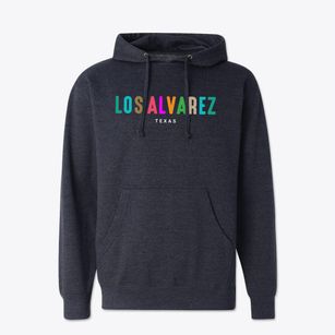 Los Alvarez Texas Color Pop Cotton Hoodie Sweatshirt
