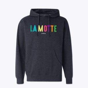 La Motte Iowa Color Pop Cotton Hoodie Sweatshirt