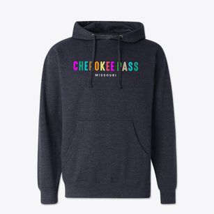Cherokee Pass Missouri Color Pop Cotton Hoodie Sweatshirt