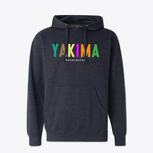 Yakima Washington Color Pop Cotton Hoodie Sweatshirt