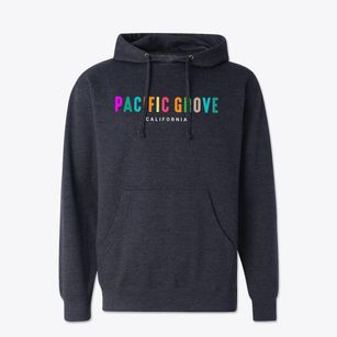 Pacific Grove California Color Pop Cotton Hoodie Sweatshirt