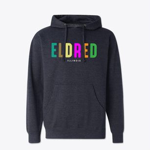 Eldred Illinois Color Pop Cotton Hoodie Sweatshirt