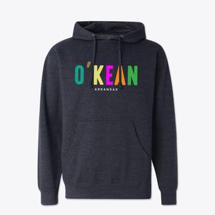O'kean Arkansas Color Pop Cotton Hoodie Sweatshirt