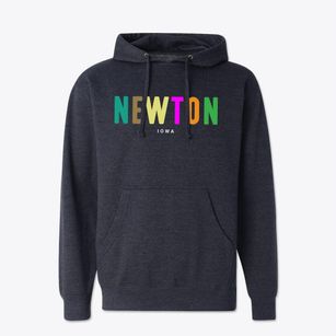 Newton Iowa Color Pop Cotton Hoodie Sweatshirt