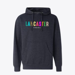 Lancaster Virginia Color Pop Cotton Hoodie Sweatshirt