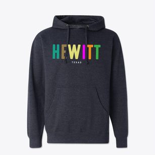 Hewitt Texas Color Pop Cotton Hoodie Sweatshirt