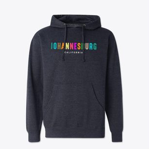 Johannesburg California Color Pop Cotton Hoodie Sweatshirt