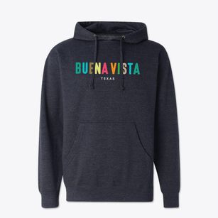 Buena Vista Texas Color Pop Cotton Hoodie Sweatshirt