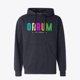 Orrum North Carolina Color Pop Cotton Hoodie Sweatshirt