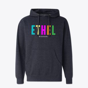 Ethel Missouri Color Pop Cotton Hoodie Sweatshirt
