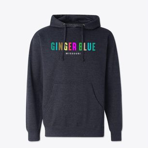 Ginger Blue Missouri Color Pop Cotton Hoodie Sweatshirt