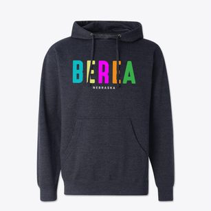 Berea Nebraska Color Pop Cotton Hoodie Sweatshirt