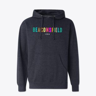 Beaconsfield Iowa Color Pop Cotton Hoodie Sweatshirt