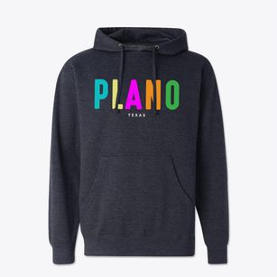 Plano Texas Color Pop Cotton Hoodie Sweatshirt