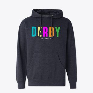 Derby Colorado Color Pop Cotton Hoodie Sweatshirt
