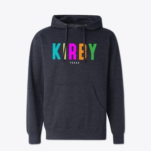 Kirby Texas Color Pop Cotton Hoodie Sweatshirt
