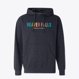 Beaver Falls Pennsylvania Color Pop Cotton Hoodie Sweatshirt