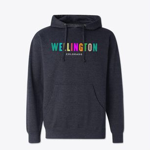 Wellington Colorado Color Pop Cotton Hoodie Sweatshirt