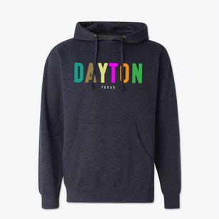 Dayton Texas Color Pop Cotton Hoodie Sweatshirt