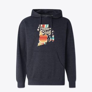  Rhode Island Retro Art Cotton Hoodie Sweatshirt