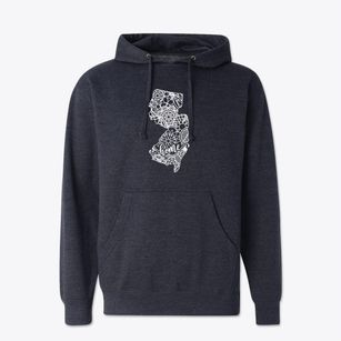  New Jersey Mandala Cotton Hoodie Sweatshirt