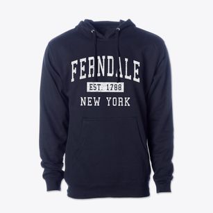 Ferndale New York Classic Established Cotton Hoodie Sweatshirt