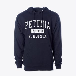 Petunia Virginia Classic Established Cotton Hoodie Sweatshirt
