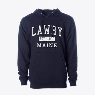 Lawry Maine Classic Established Cotton Hoodie Sweatshirt