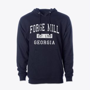 Forge Mill Georgia Classic Established Cotton Hoodie Sweatshirt
