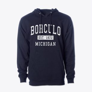 Borculo Michigan Classic Established Cotton Hoodie Sweatshirt