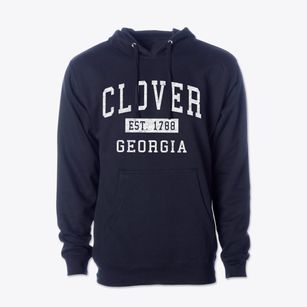 Clover Georgia Classic Established Cotton Hoodie Sweatshirt