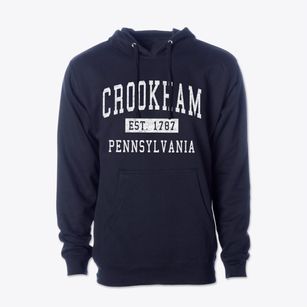 Crookham Pennsylvania Classic Established Cotton Hoodie Sweatshirt