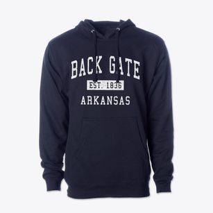 Back Gate Arkansas Classic Established Cotton Hoodie Sweatshirt