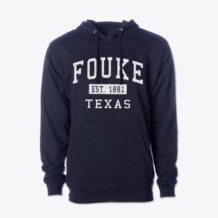 Fouke Texas Classic Established Cotton Hoodie Sweatshirt