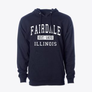Fairdale Illinois Classic Established Cotton Hoodie Sweatshirt