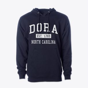 Dora North Carolina Classic Established Cotton Hoodie Sweatshirt