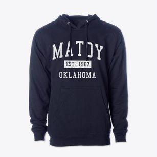 Matoy Oklahoma Classic Established Cotton Hoodie Sweatshirt