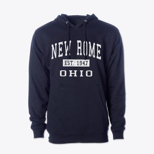 New Rome Ohio Classic Established Cotton Hoodie Sweatshirt