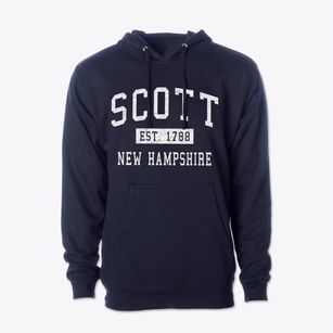 Scott New Hampshire Classic Established Cotton Hoodie Sweatshirt