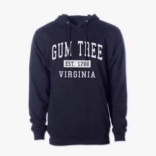 Gum Tree Virginia Classic Established Cotton Hoodie Sweatshirt