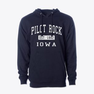 Pilot Rock Iowa Classic Established Cotton Hoodie Sweatshirt