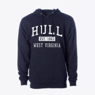 Hull West Virginia Classic Established Cotton Hoodie Sweatshirt