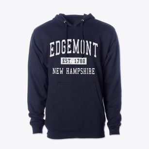 Edgemont New Hampshire Classic Established Cotton Hoodie Sweatshirt