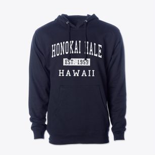 Honokai Hale Hawaii Classic Established Cotton Hoodie Sweatshirt