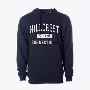 Hillcrest Connecticut Classic Established Cotton Hoodie Sweatshirt